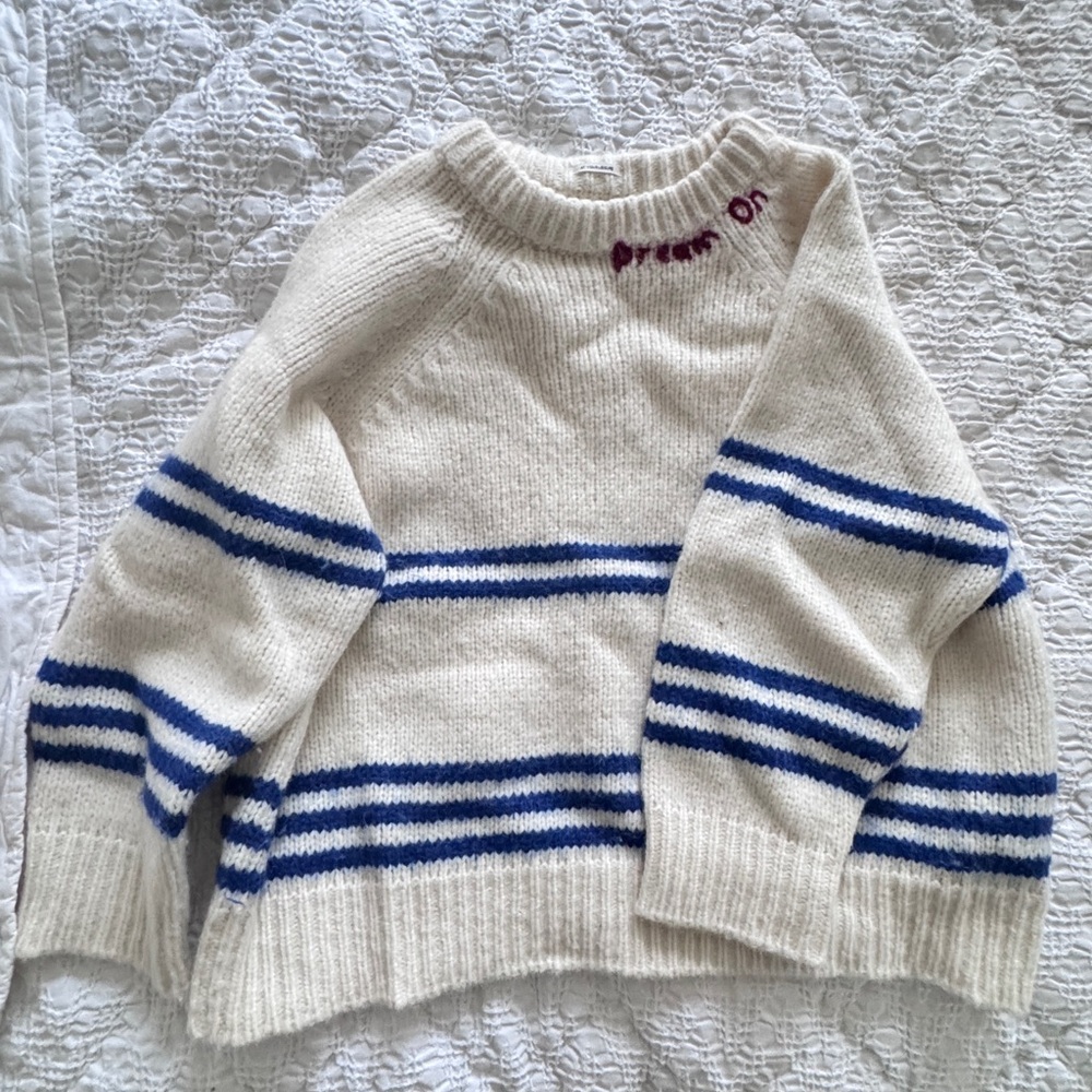 Mother alpaca dream on sweater